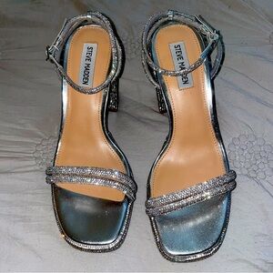 Steve Madden ‘Lessa’ Platform Rhinestone Heels